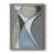 Toile avec cadre gris