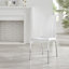 Scottsmoor Modern High Gloss & Glass Dining Table Set - 6 Soft Touch Faux Leather Dining Chairs-50809824