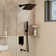 10inch 3 Function Wall Mount Complete Rainfall Shower System with Rough in-Valve