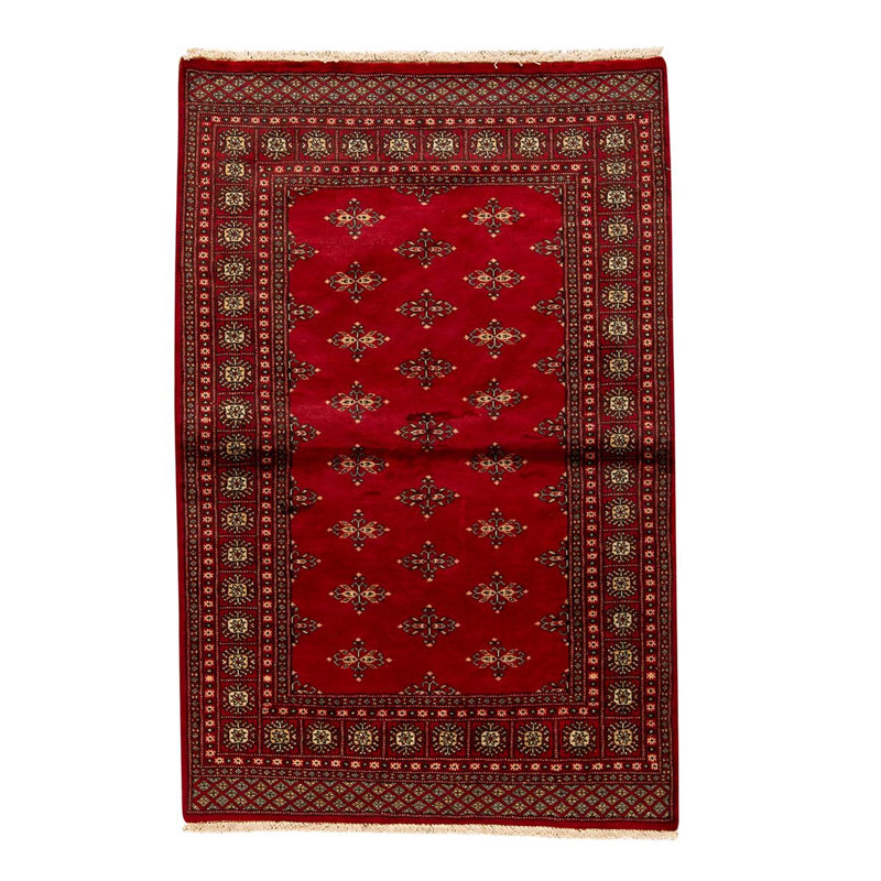 Tapis rouge noué à la main de haute qualité