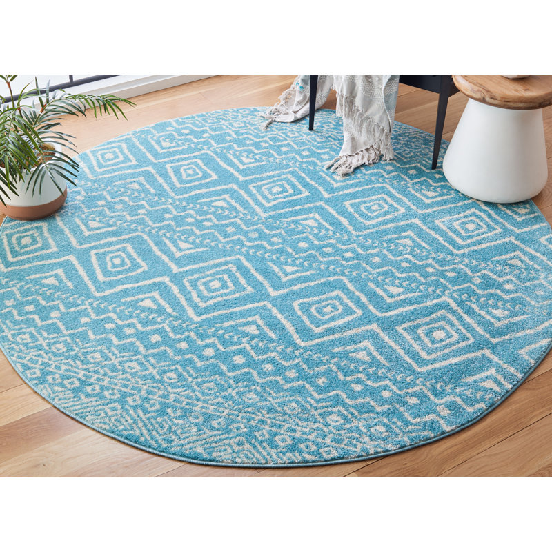Suazo Performance Southwestern Rug, Round 6'7"