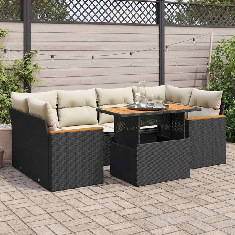 55cm Wide Patio Sofa with Cushions