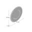 Yuvi Metal Flat Wall Mirror