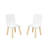 Babloo 2 - Person Four Leg Base Dining Set
