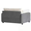Canapé simple en chenille avec 2 coussins-96681202