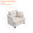 40.2" Chenille Removable Cover Soft Seat Sofa-2143072215