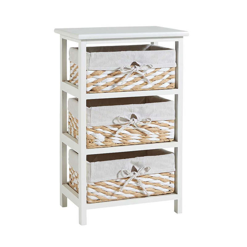 Ameiya 37cm W Manufactured Wood Bedside Table