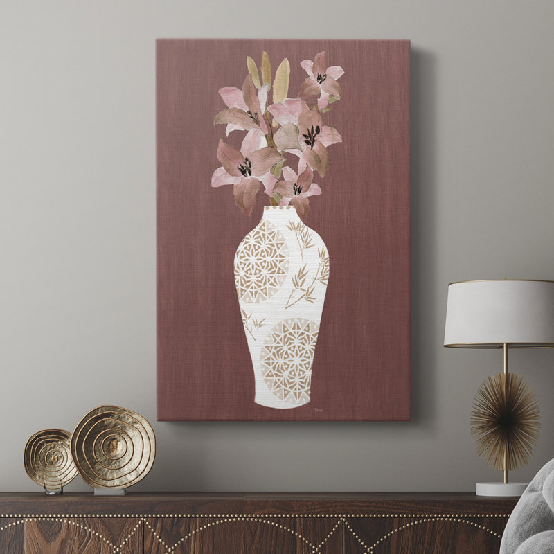 Romantic Florals II -Gallery Wrapped Cavas, 48" H x 32" W