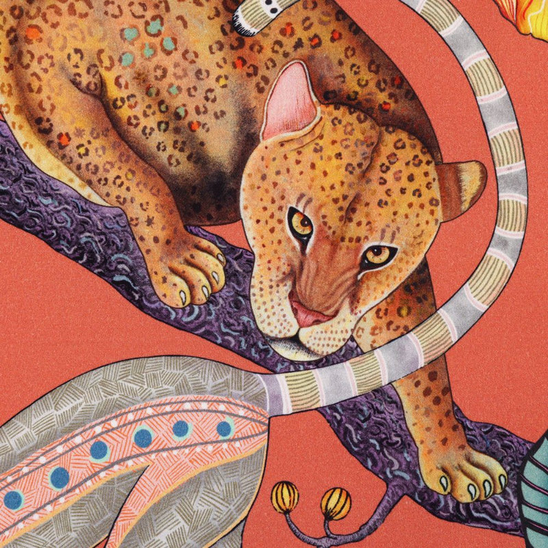 Monkey Tales Napkins, Coral