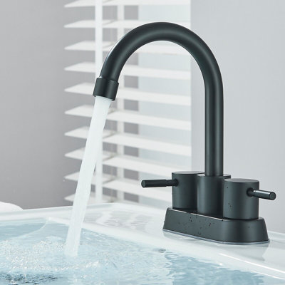 Centerset Faucet Bathroom Faucet with Drain Assembly
