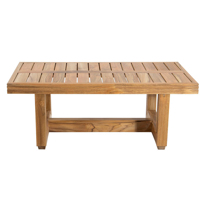 Sondrea Rectangular Teak Outdoor Coffee Table