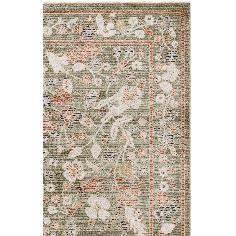 Grove 632 Performance Floral Rug, Rectangle 4' x 6'