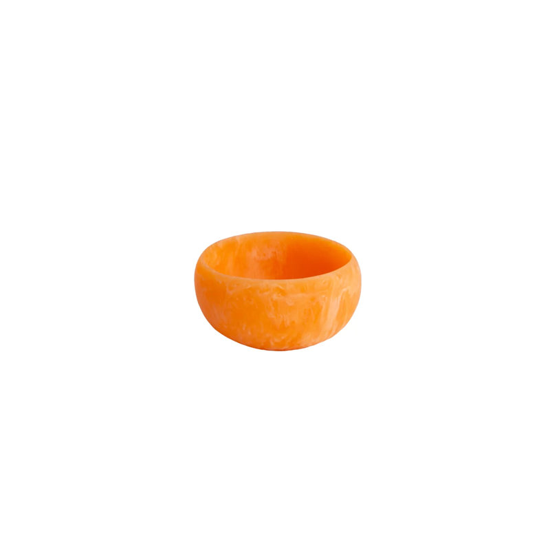 Resin Rice Bowl, Tangerine