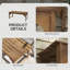 Outdoor Park Bench With Slatted Seat For Conservatory, Garden, Poolside