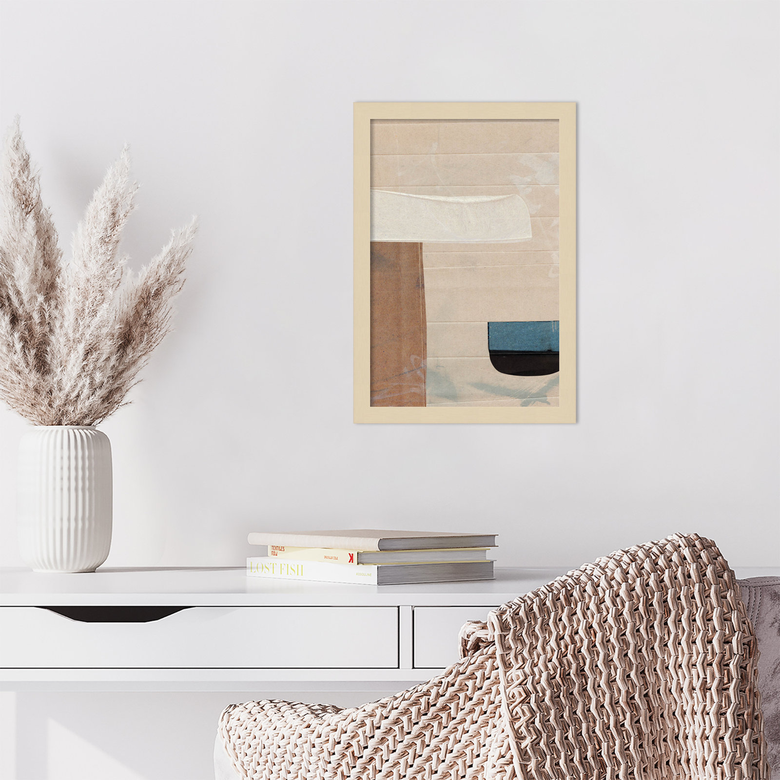 Cleve "Sauna Serenity" Print by Dan Hobday, Brown, 17" H x 12" W