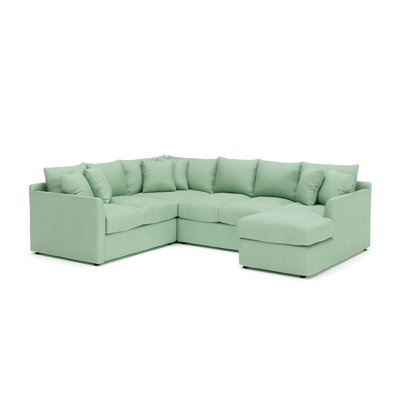 Canapé modulaire en U à 3 pièces de 6 pièces 119 po Cecelia