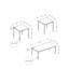 Ensemble de table 3 pièces, 1 table basse et 2 tables de bout-757037663