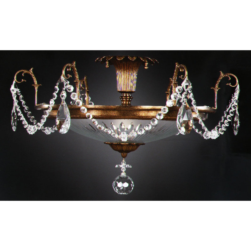 Diller Glass Semi Flush Mount