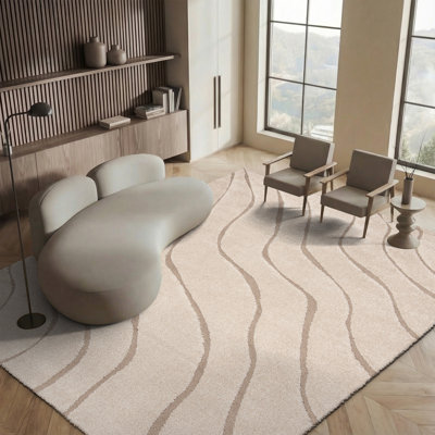 Tapis crème / beige Ashal