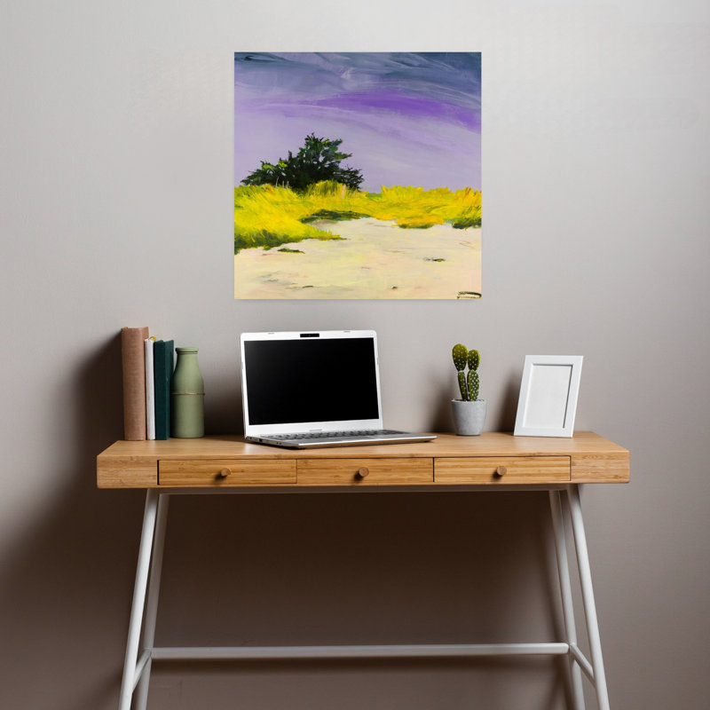 Paysage naturel abstrait toujours changeant, art naturel, H 18 po x l 18 po