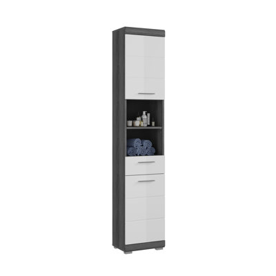 Heidelies Freestanding Linen Cabinet