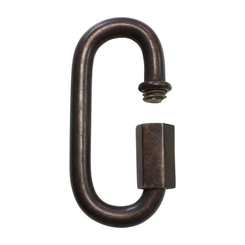 Chaîne à maillons rapides, H 2,36 po x l 1,06 po x P 0,24 po, Bronze