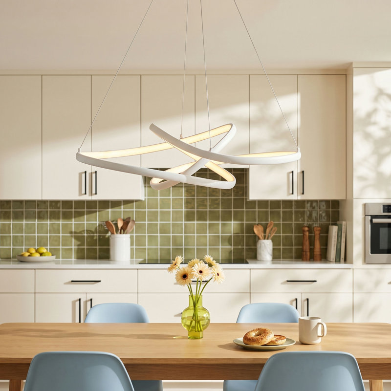 Peabody Dimmable LED Geometric Chandelier