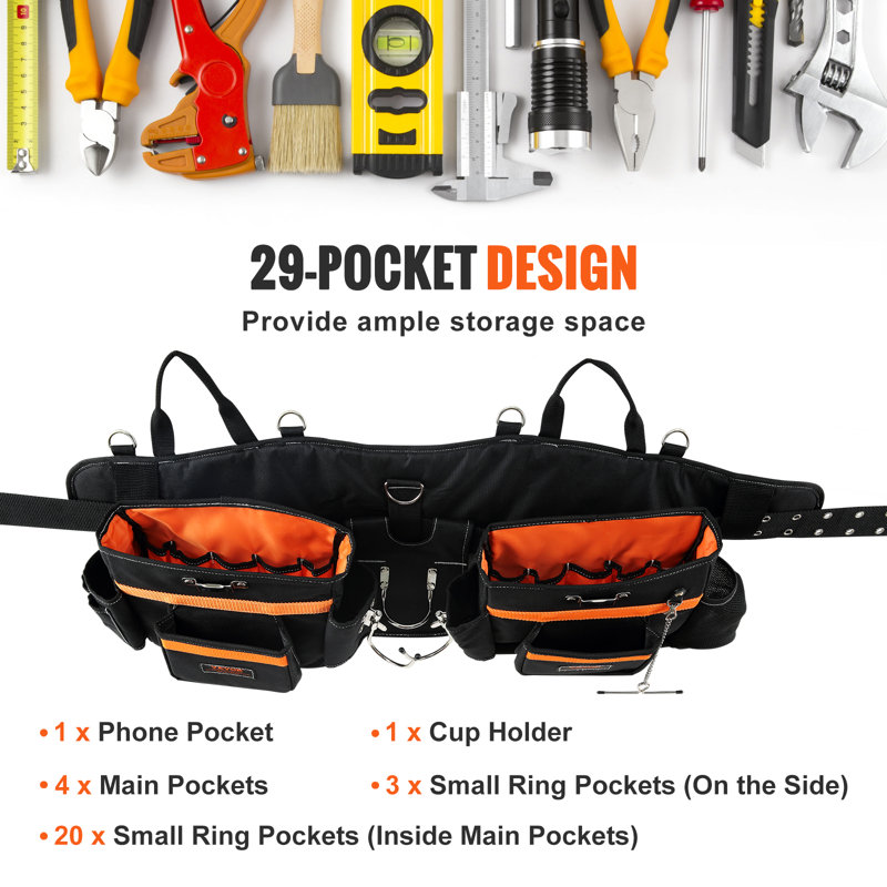 29-Pocket Tool Belt