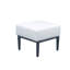 Repose-pieds d'extérieur en aluminium avec coussin