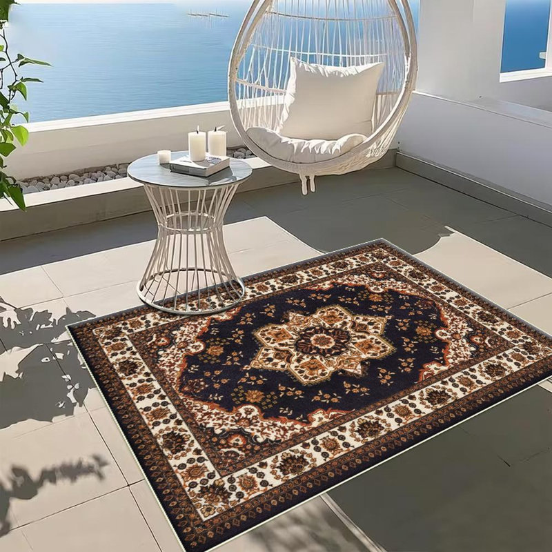 Moroccan Pattern Area Rug, Soft And Lightweight, Suitable For All Seasons, Easy To Maintain And Easy To Clean, Machine Washable Carpet Floor Mat, Suitable For Living Room, Bedroom, Dining Room, Hallway, Balcony, Room Decor, Home Decor, Outdoor Decor