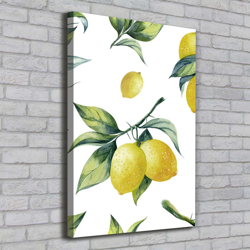 Lemons - Wrapped Canvas Print