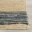 Tapis en jute / coton noué à la main Hedman beige / brun / bleu-19267643