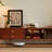 Retro solid wood storage TV cabinet