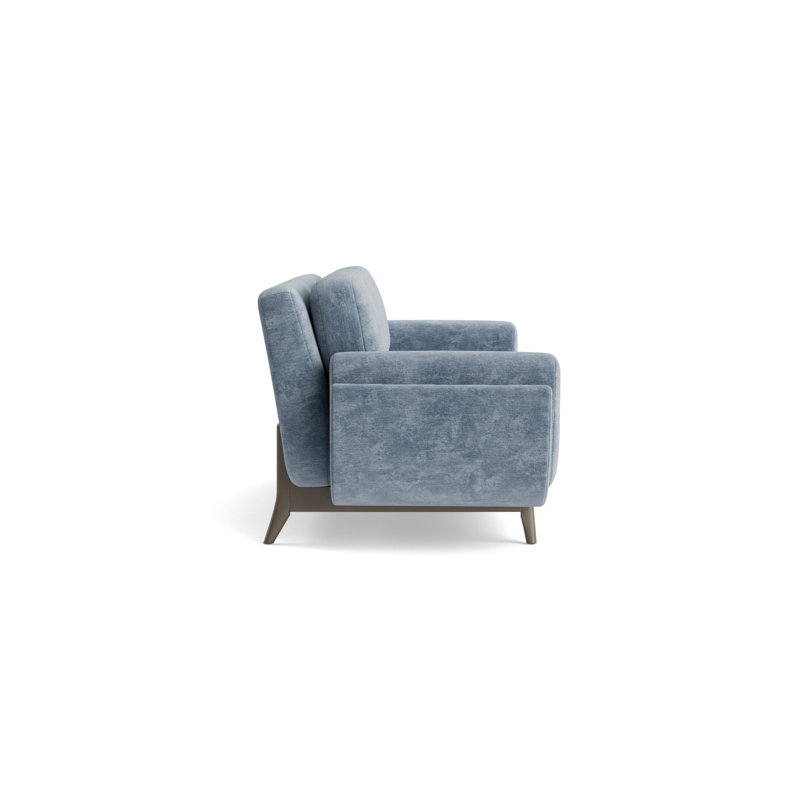 Regatta 100 Sofa, Vintage Chenille - Smoky Blue, Driftwood