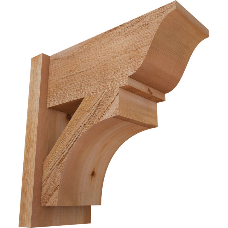 Persienne en bois Westlake, P 18 po x H 18 po, Cèdre rouge de l'Ouest de 8 po (sciage brut)
