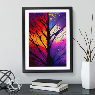Vibrant Abstract Trees No.6 - Wall Art