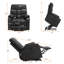 Fauteuil de massage inclinable chauffant en similicuir-1748360973