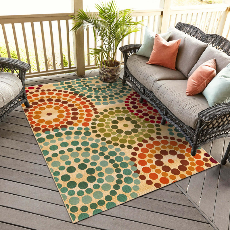 Tapis d'extérieur couleur iris Dotte