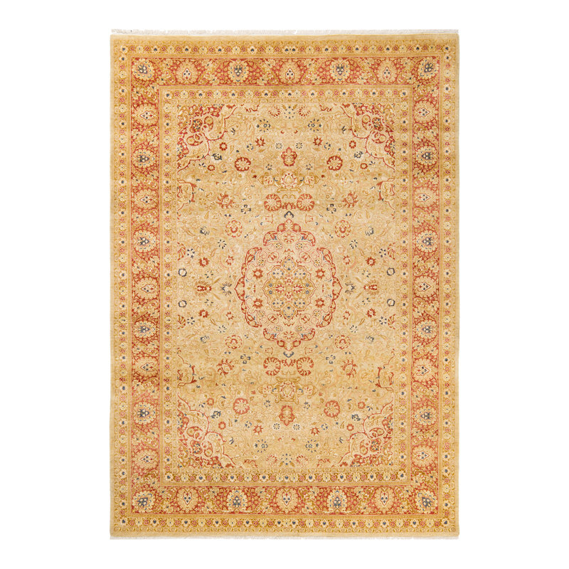 Classic One-of-a-Kind 6' 1" X 8' 10" Hand Knotted Area Rug