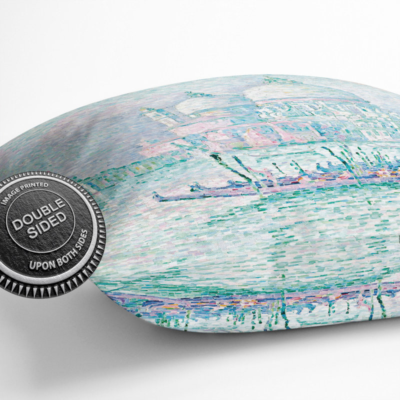 La Salute Venice Square Throw Cushion, 40cm H x 40cm W x 15cm D
