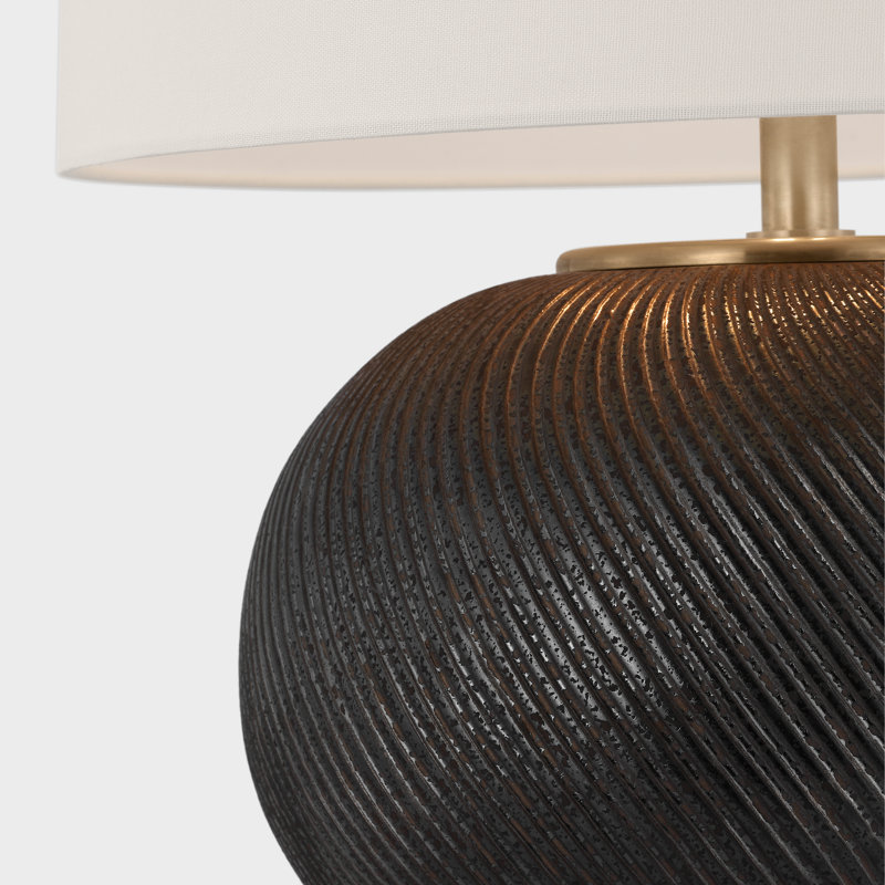 Mirelle Table Lamp, Crystal Bronze
