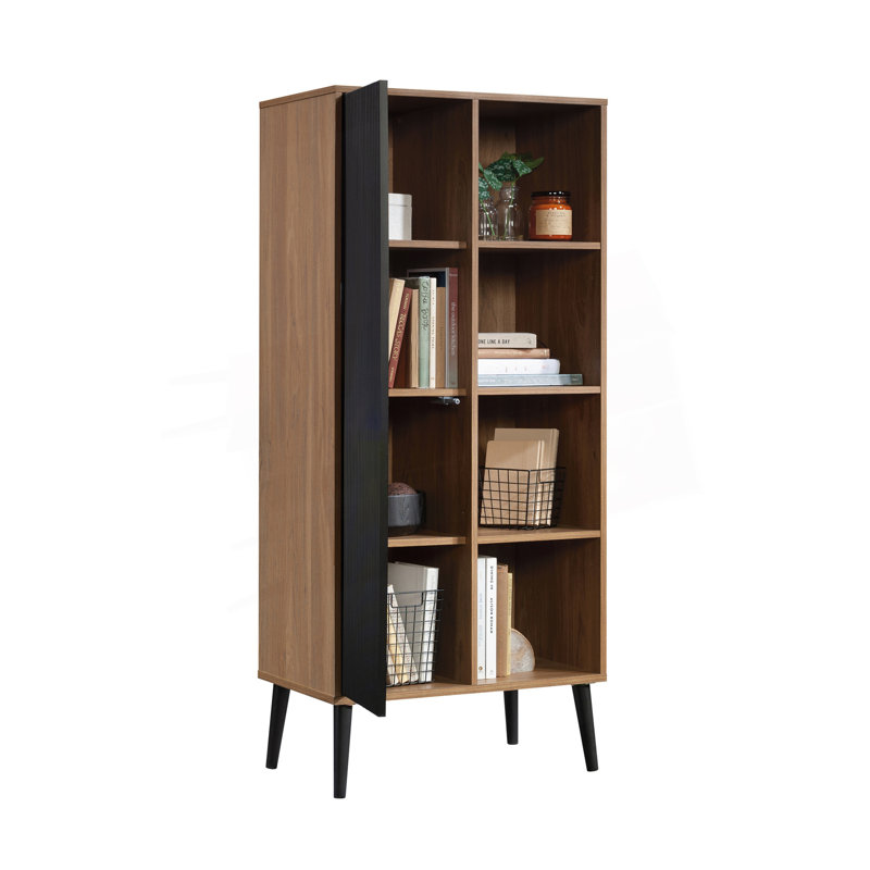 Armoire de rangement avec tablettes réglables, armoire d'appoint 1 porte