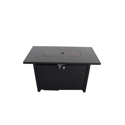 Steel Outdoor Fire Pit Table With Lid