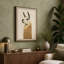 Llama in Profile Japandi - Wrapped Canvas-1835429512-1835429511