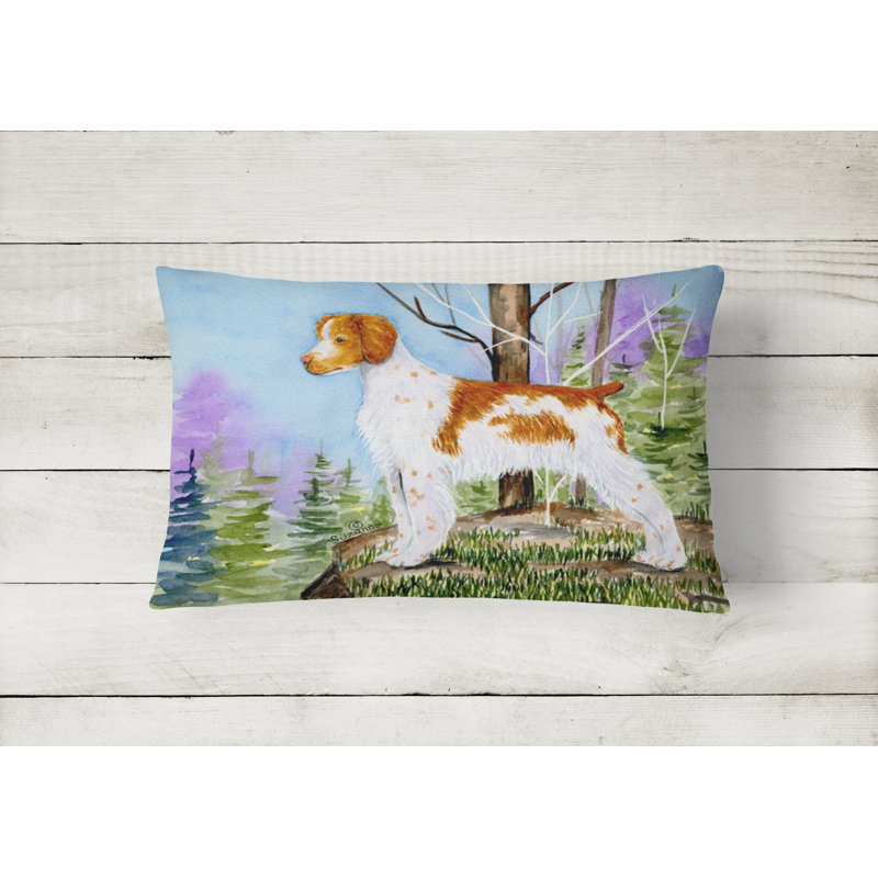 Setter Outdoor Reversible Throw Pillow