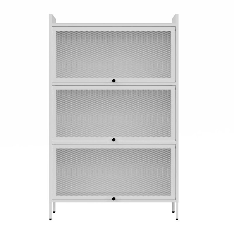 Buffet de cuisine avec armoire à 3 portes coulissantes pour minimalisme