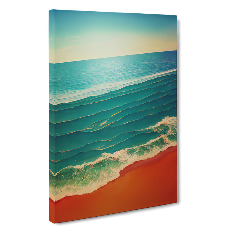 Beach Horizon - Wrapped Canvas, 50cm H x 35cm W x 3cm D