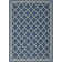 Herefordshire Hooked Navy Blue/Beige Rug