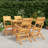 Arkoe Rectangular 4 - Person 120Cm Long Teak Dining Set