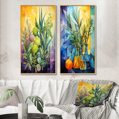 Aromatic Delicate Herbs I - Herbs Wall Decor Set Of 2
